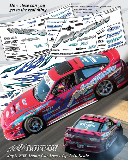 NAS Demo Car RC Livery Pack 1:10