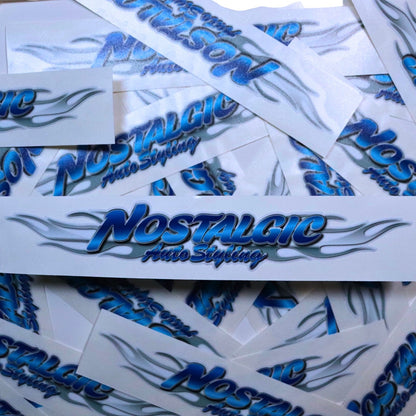 Nostalgic Auto Styling Flame Sticker