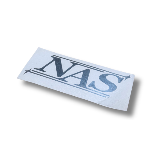 N.A.S Chrome Decal