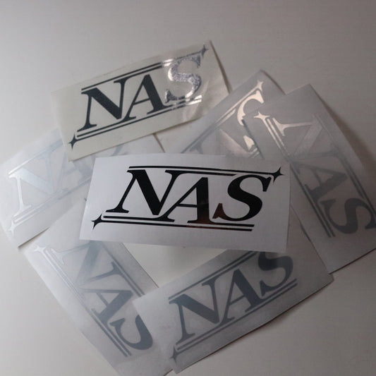 N.A.S Chrome Decal